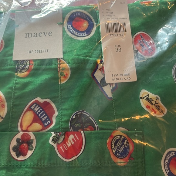 Anthropologie: The Colette Ruffled Cropped Wide-Leg Pants by Maeve. - Picture 4 of 4